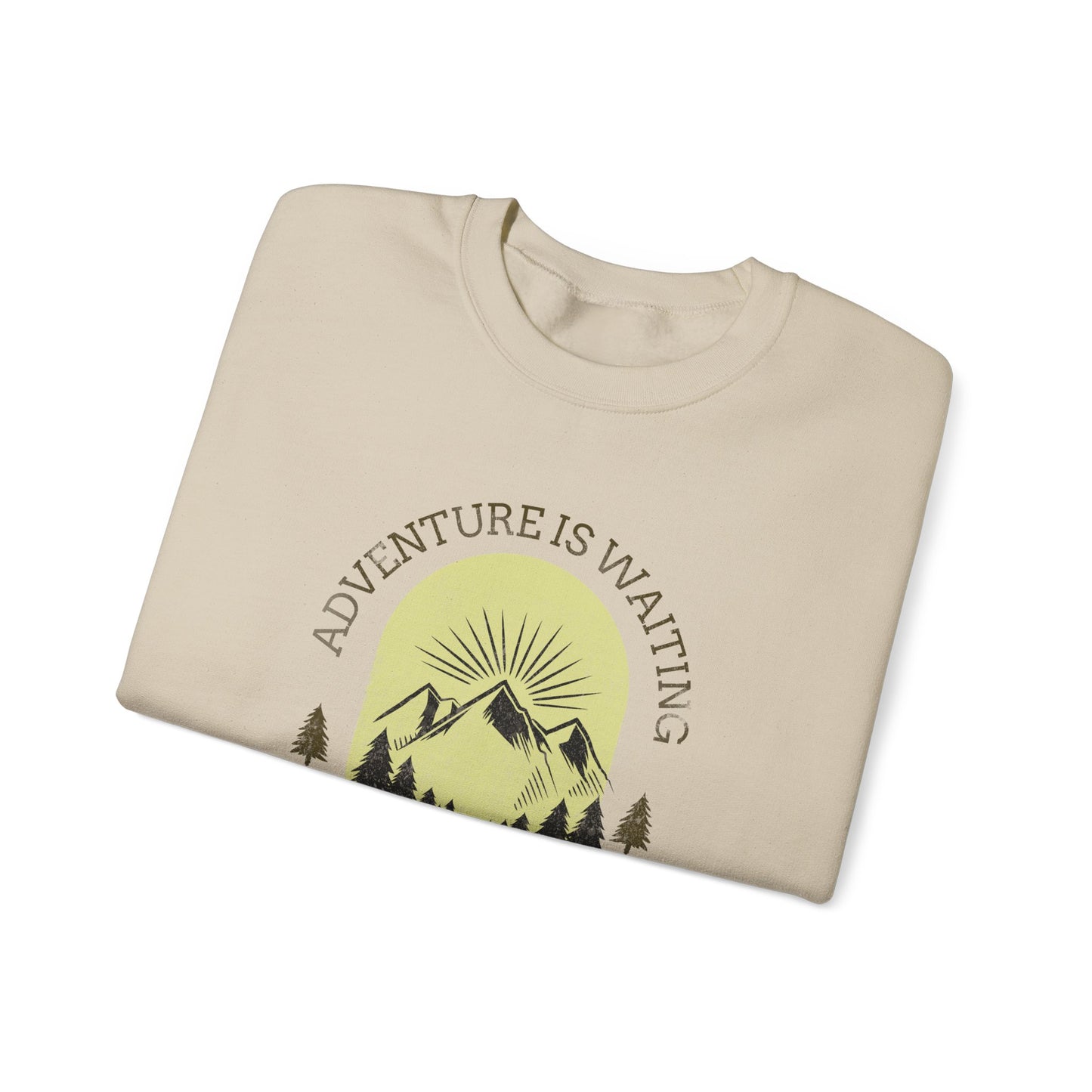 Adventure Awaits Alaska Sweatshirt - Unisex Heavy Blend™ Crewneck