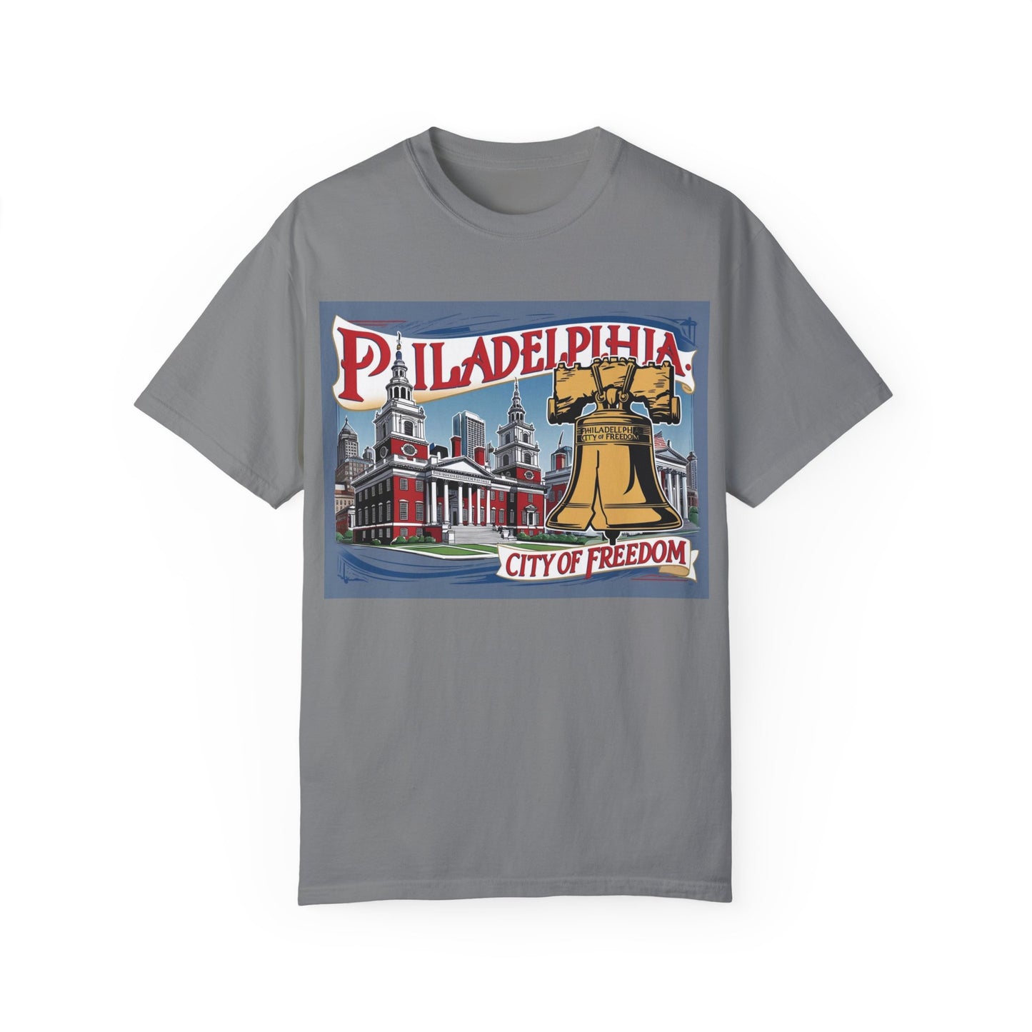 Philadelphia City of Freedom Unisex Garment-Dyed T-Shirt