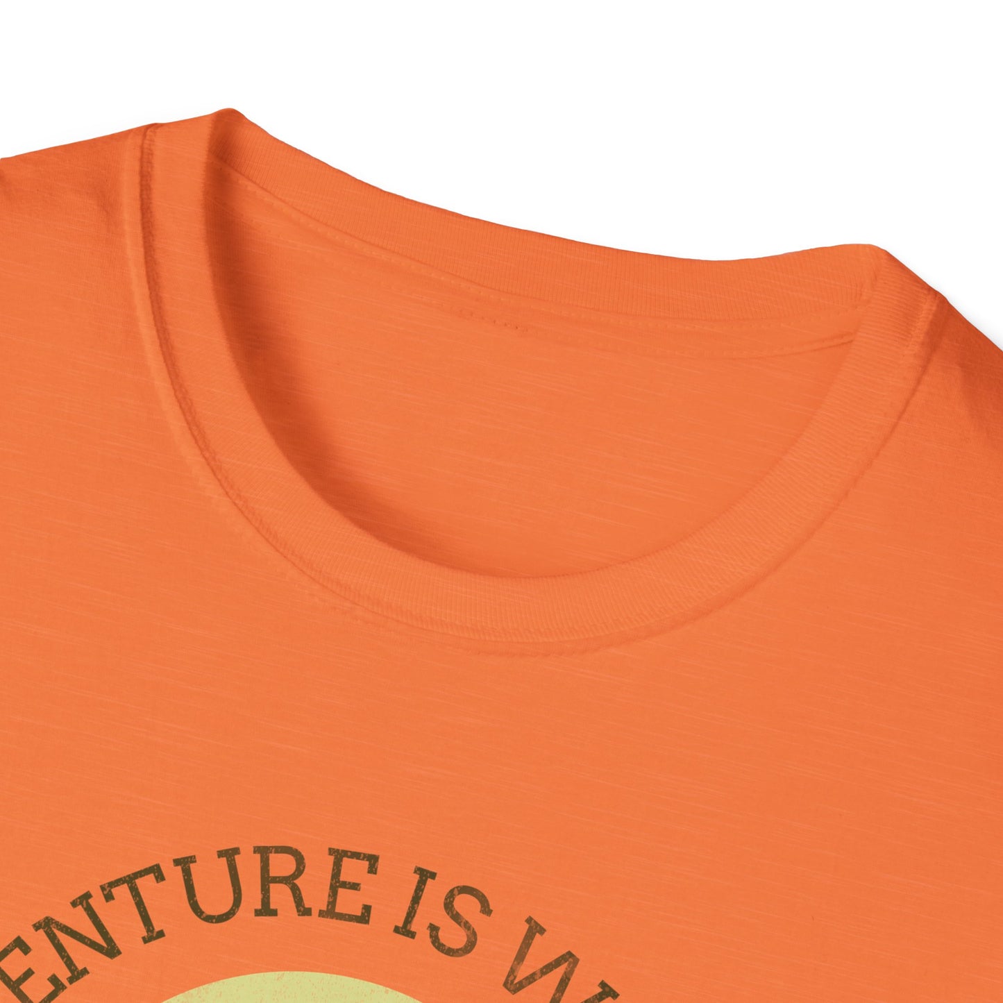 Adventure Awaits Alaska Unisex Softstyle T-Shirt - Nature Explorer Tee