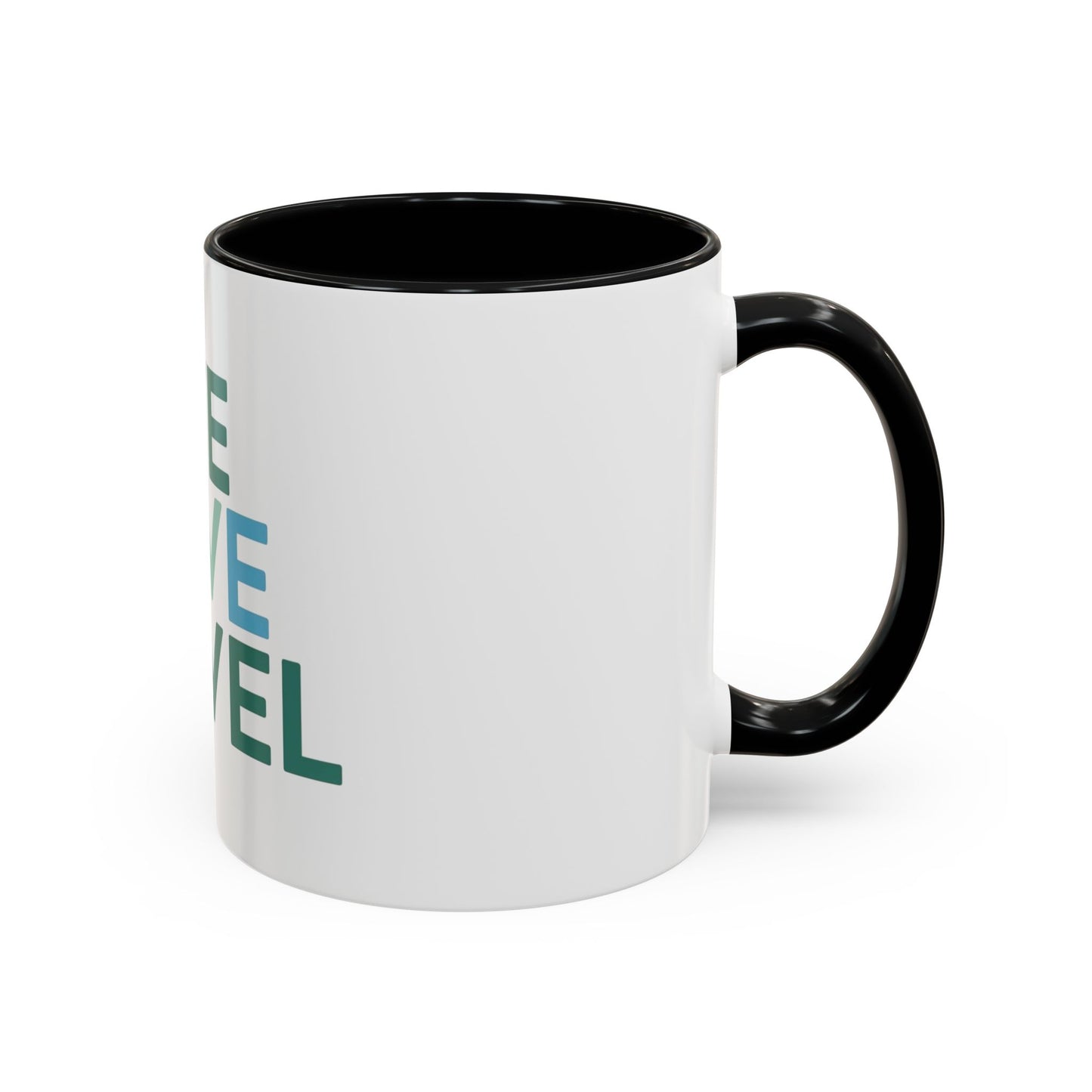 Inspirational Travel Coffee Mug - Live Love Travel Design
