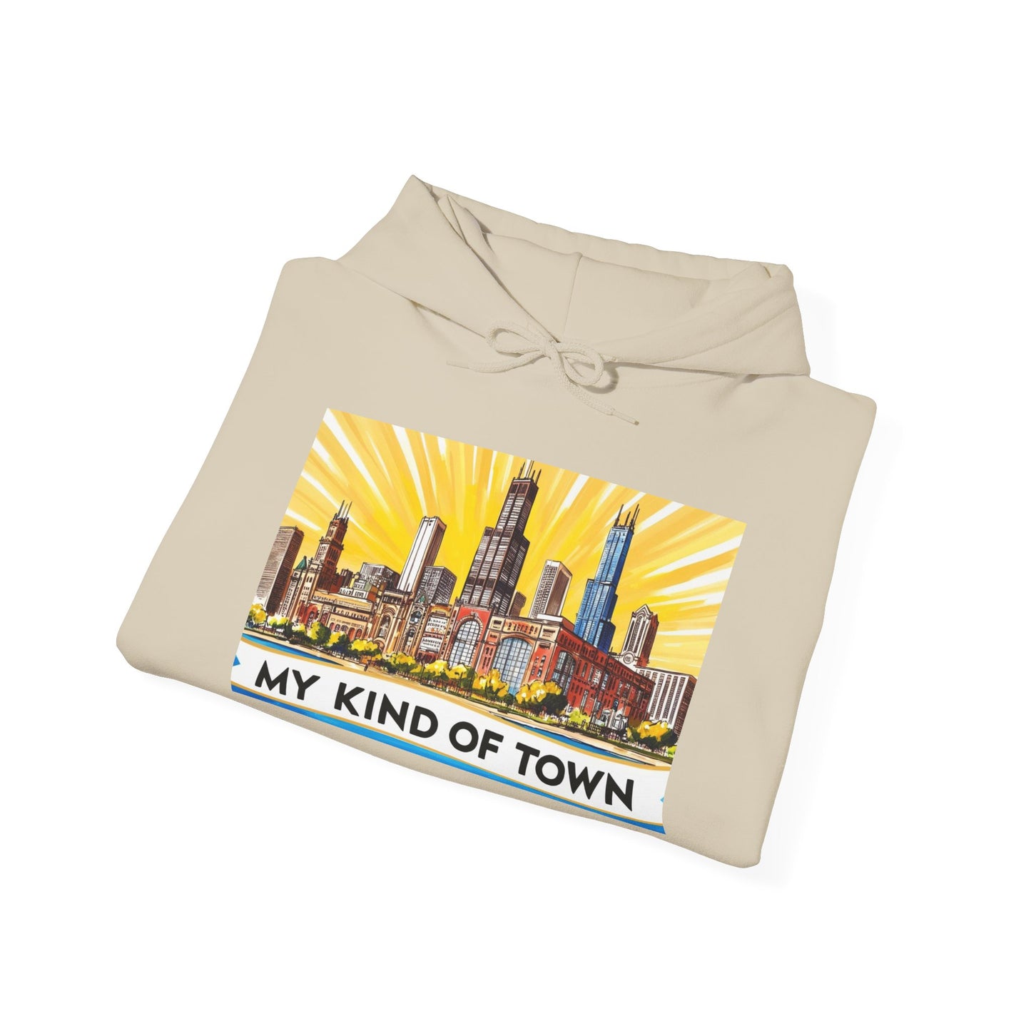 My Kind of Town Hoodie – Unisex Heavy Blend Sweater for Urban Explorers