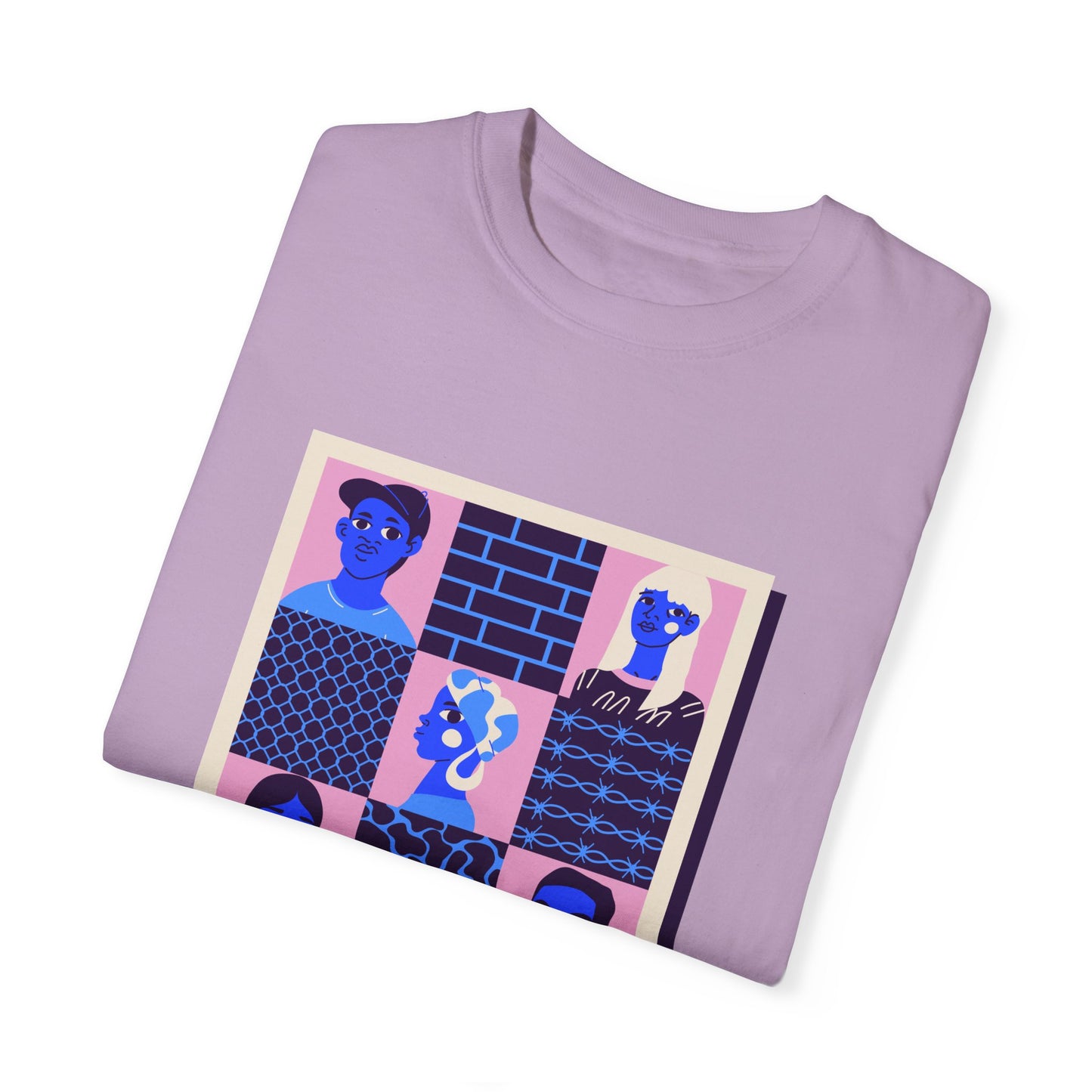 Immigration is not a Crime Unisex Garment-Dyed T-shirt