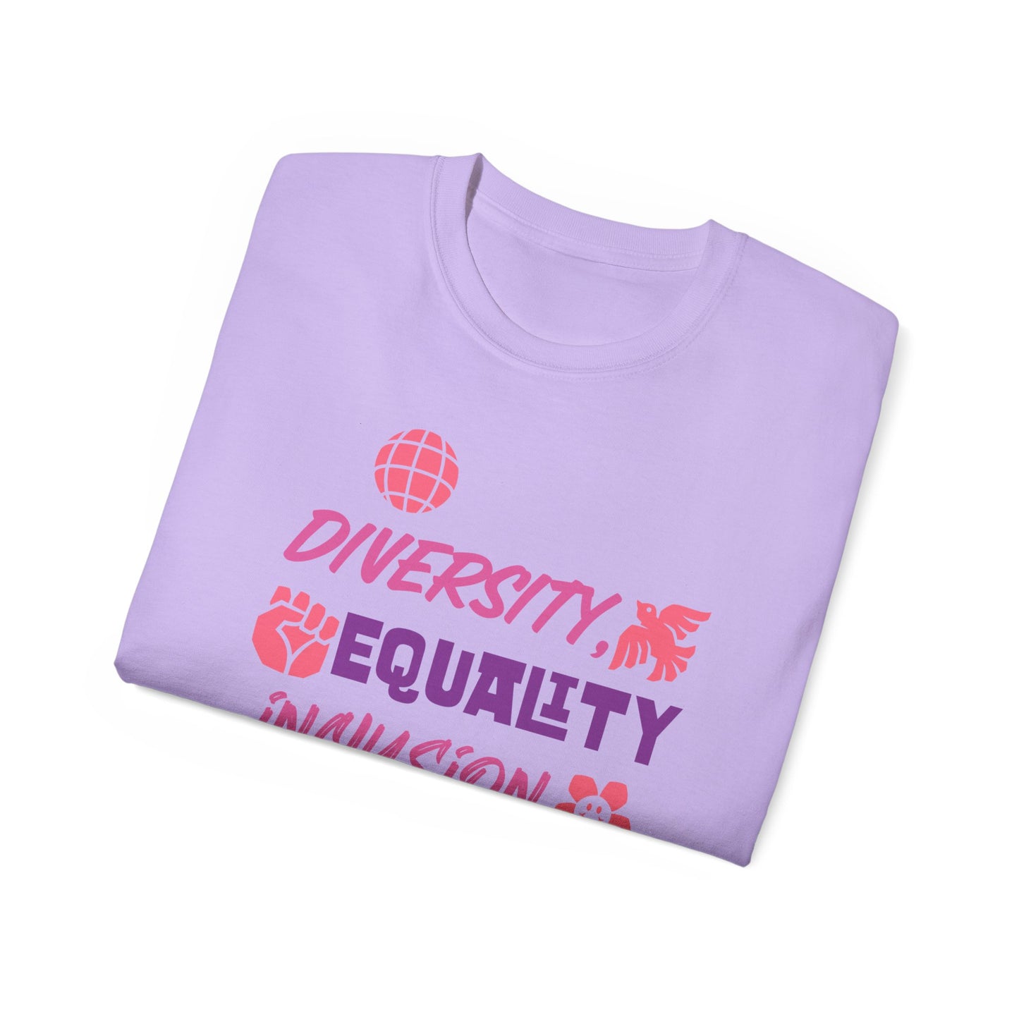Diversity, Equality, Inclusion, Love Unisex Ultra Cotton Tee