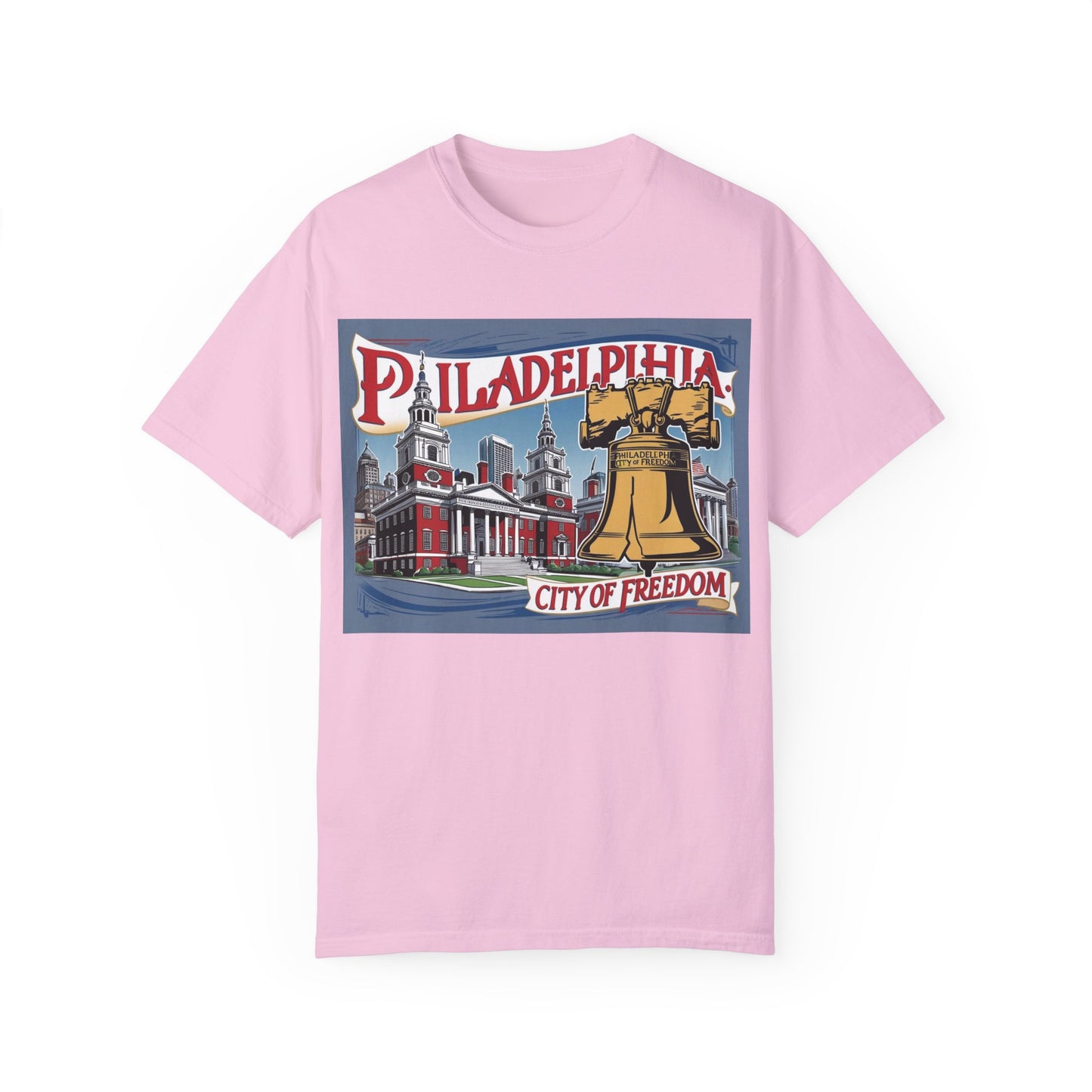 Philadelphia City of Freedom Unisex Garment-Dyed T-Shirt