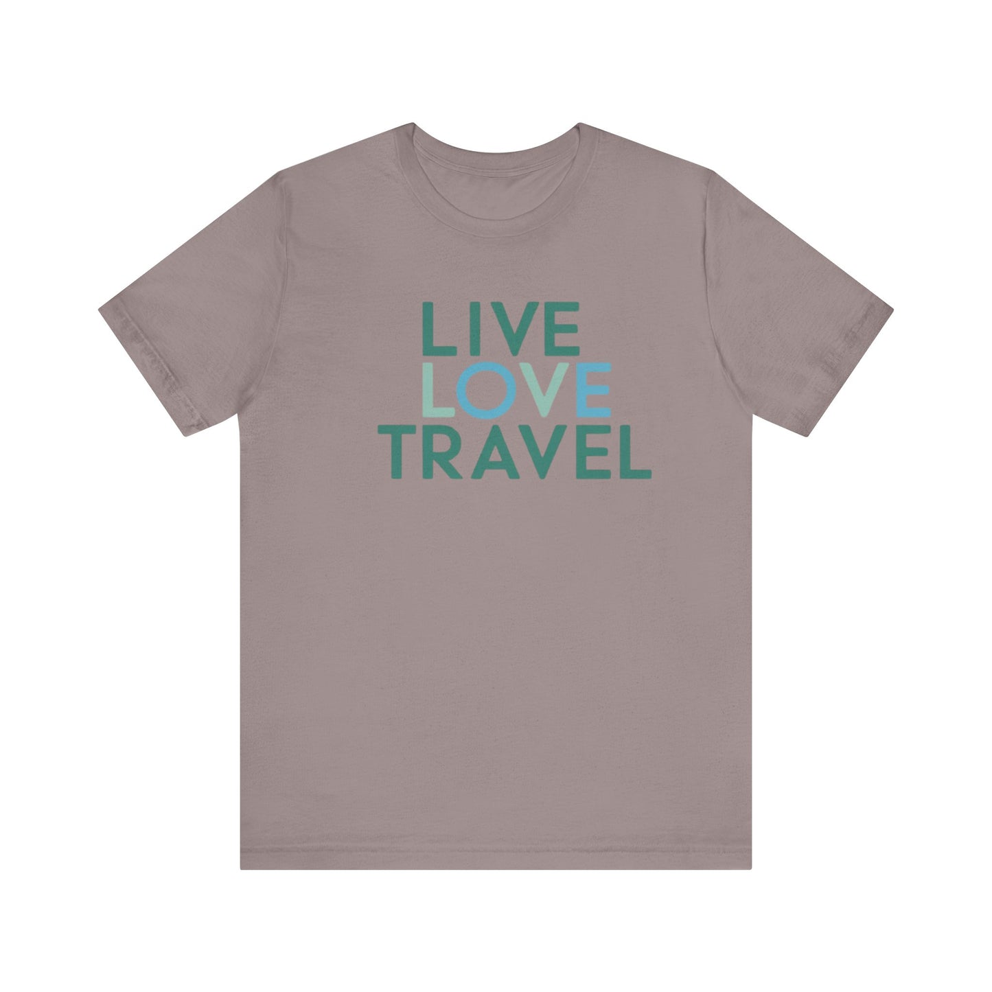 Live Love Travel Unisex Jersey Tee | Perfect for Adventure Lovers