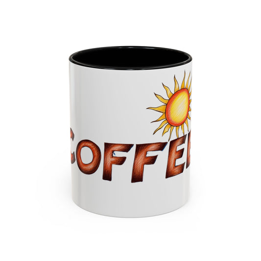 Sunny Coffee Accent Mug - 11oz & 15oz - Perfect Gift for Coffee Lovers