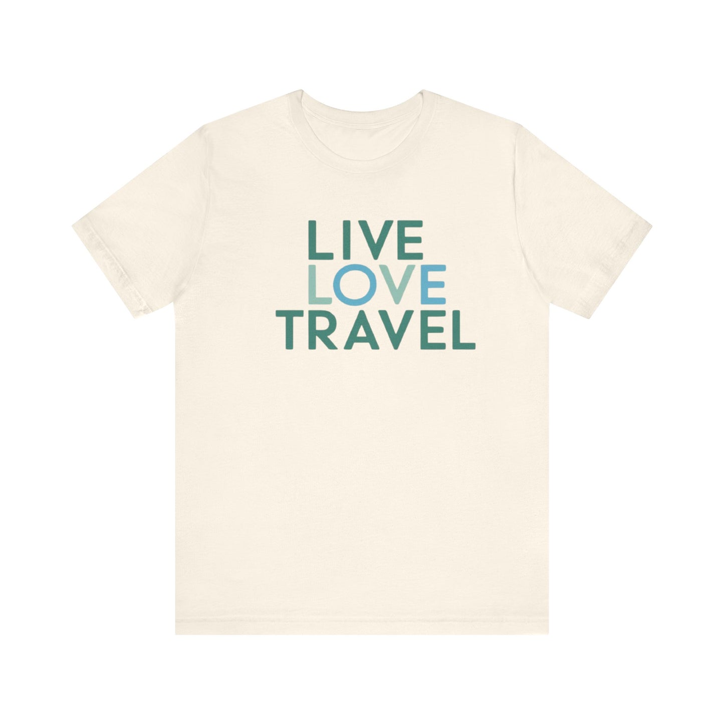 Live Love Travel Unisex Jersey Tee | Perfect for Adventure Lovers