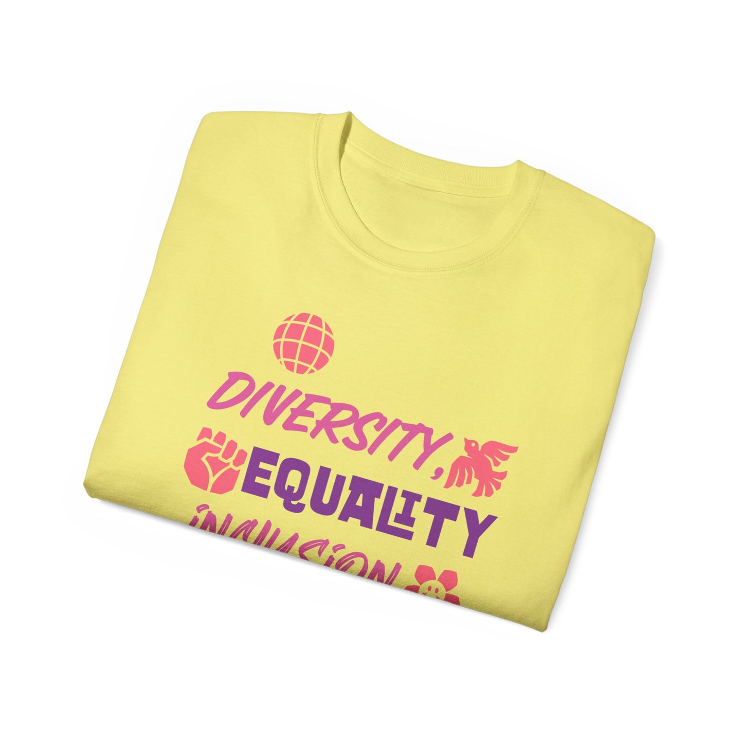 Diversity, Equality, Inclusion, Love Unisex Ultra Cotton Tee