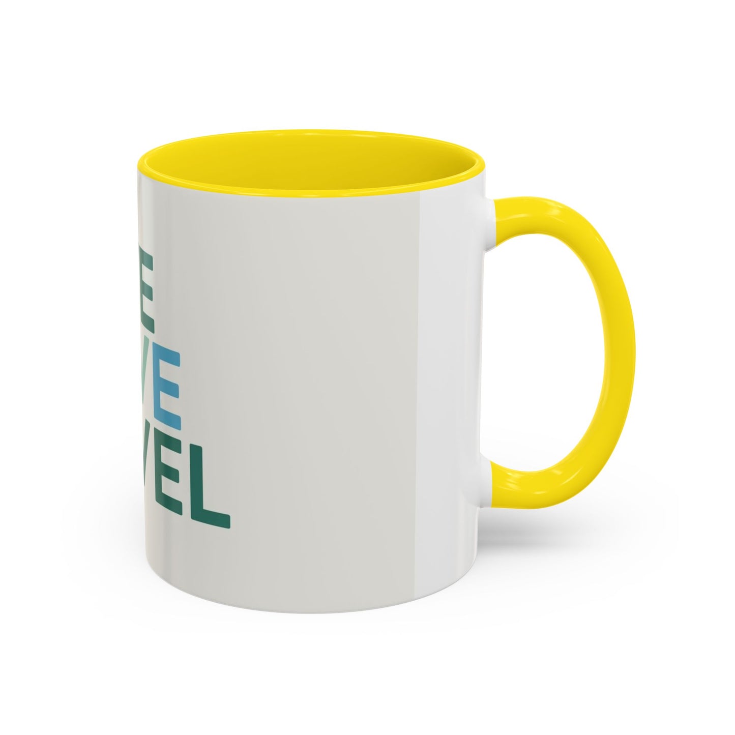 Inspirational Travel Coffee Mug - Live Love Travel Design