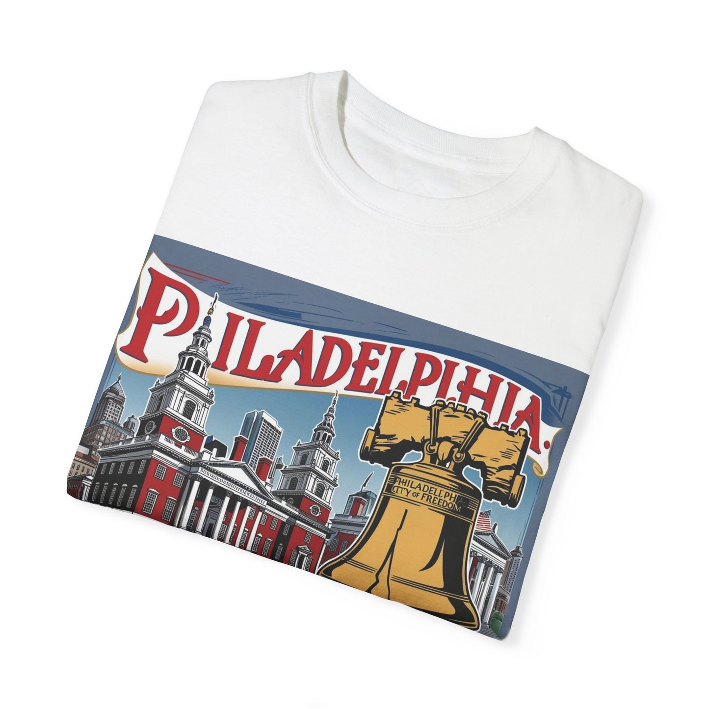 Philadelphia City of Freedom Unisex Garment-Dyed T-Shirt
