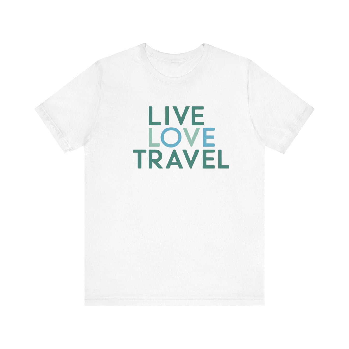 Live Love Travel Unisex Jersey Tee | Perfect for Adventure Lovers