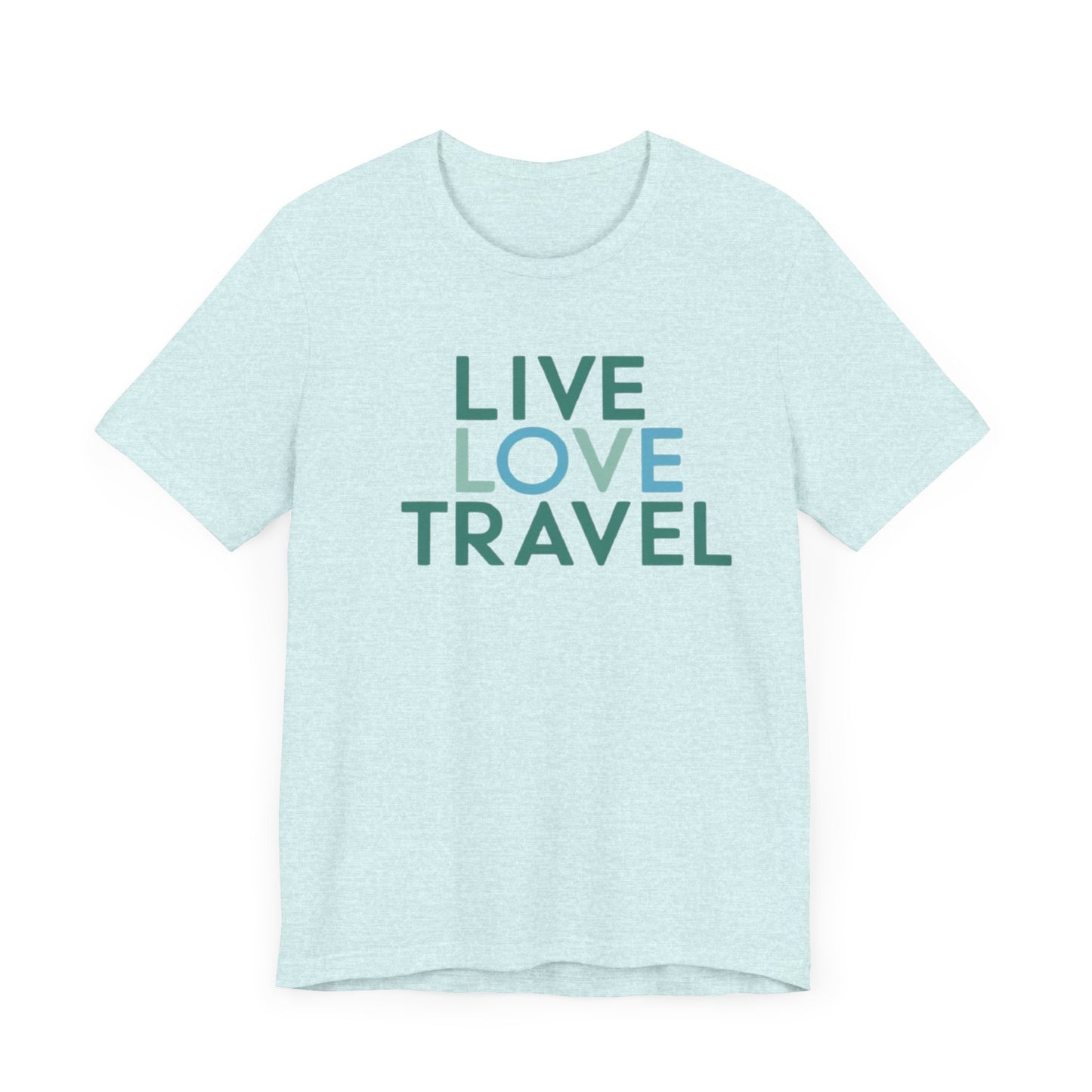 Live Love Travel Unisex Jersey Tee | Perfect for Adventure Lovers