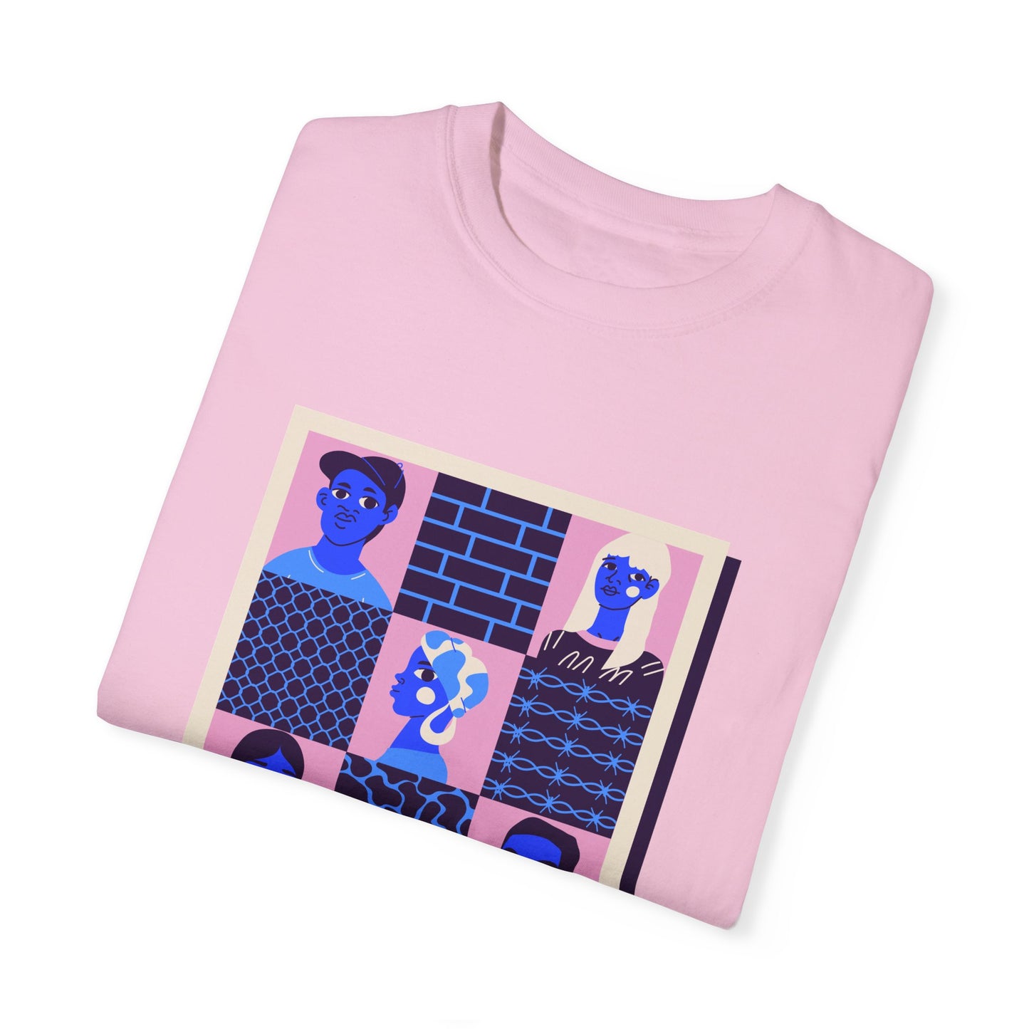 Immigration is not a Crime Unisex Garment-Dyed T-shirt