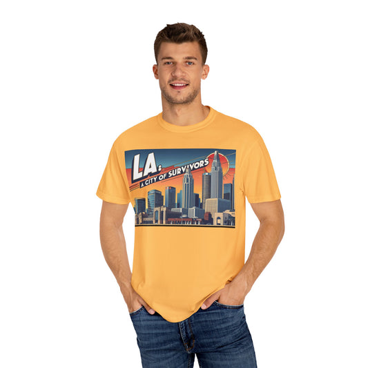 LA City of Survivors T-Shirt | Unisex Garment-Dyed Tee