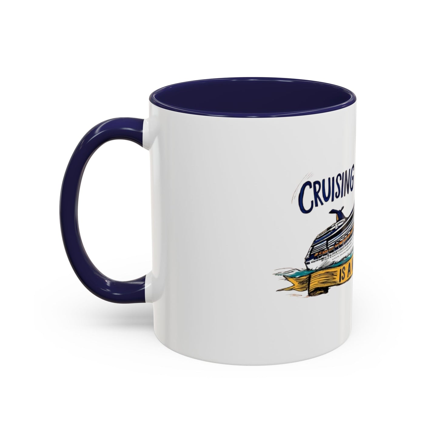 Cruising Lifestyle Accent Coffee Mug - Enjoy Your Journey with Style