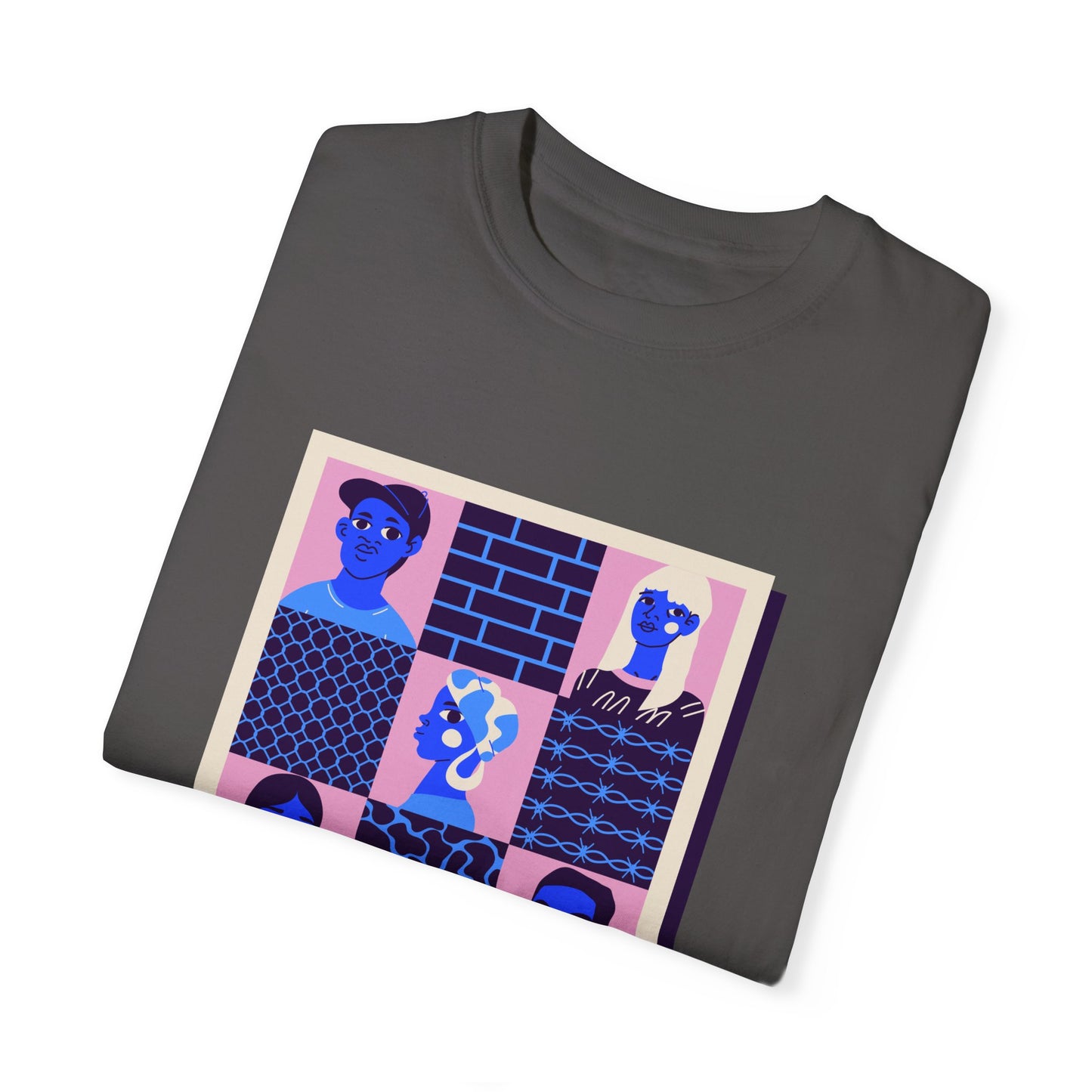 Immigration is not a Crime Unisex Garment-Dyed T-shirt