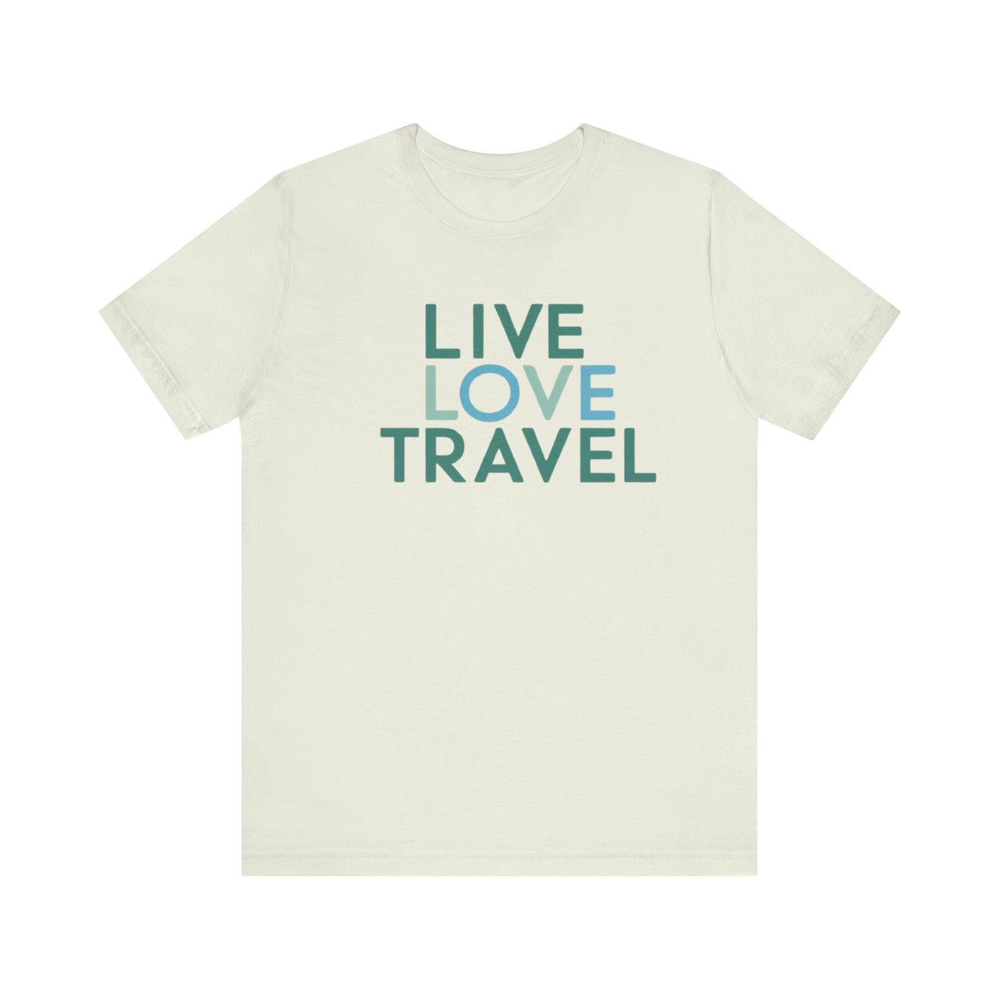 Live Love Travel Unisex Jersey Tee | Perfect for Adventure Lovers