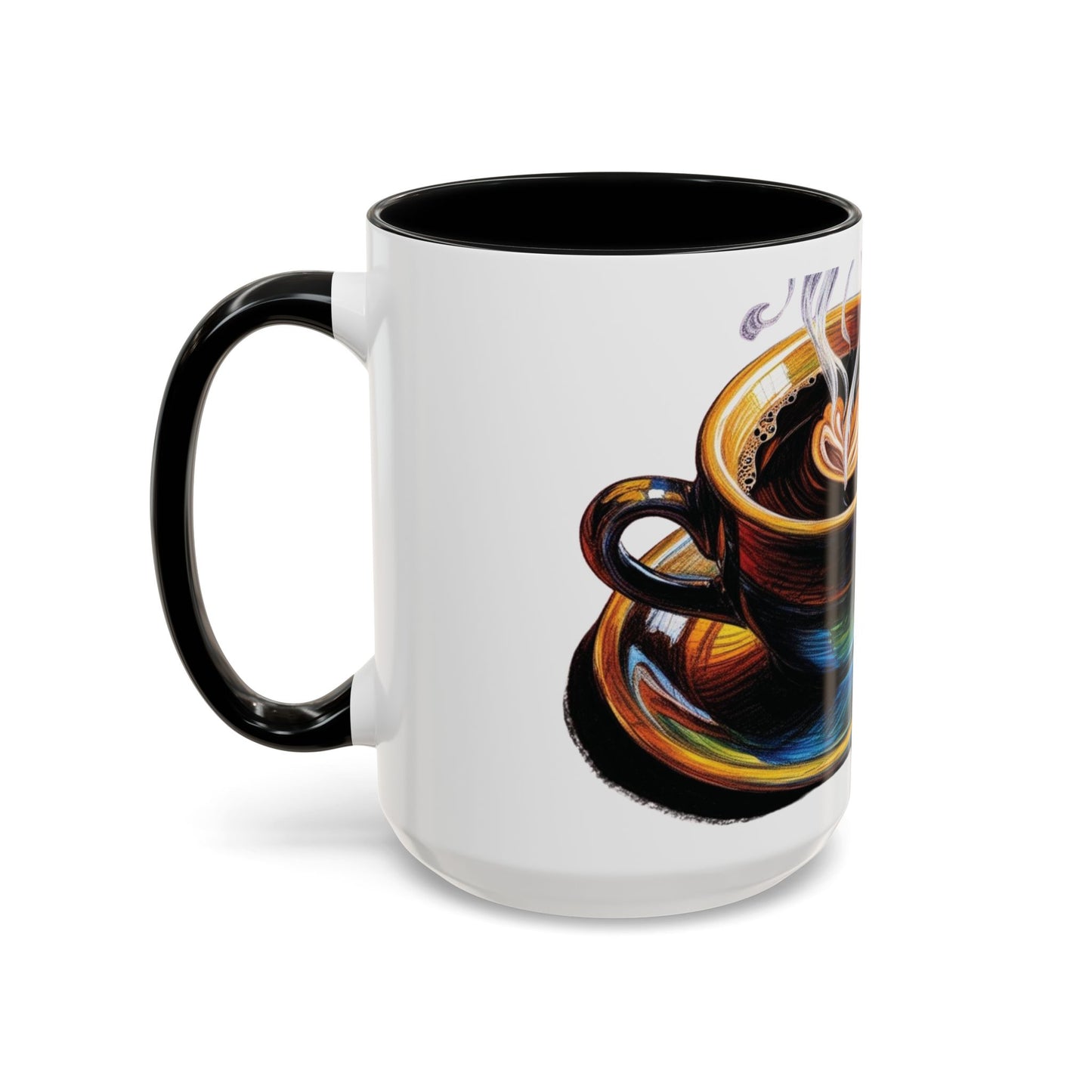 First Coffee, Then Everything Else Accent Mug – Stylish 11/15oz Coffee Cup for Coffee Lovers