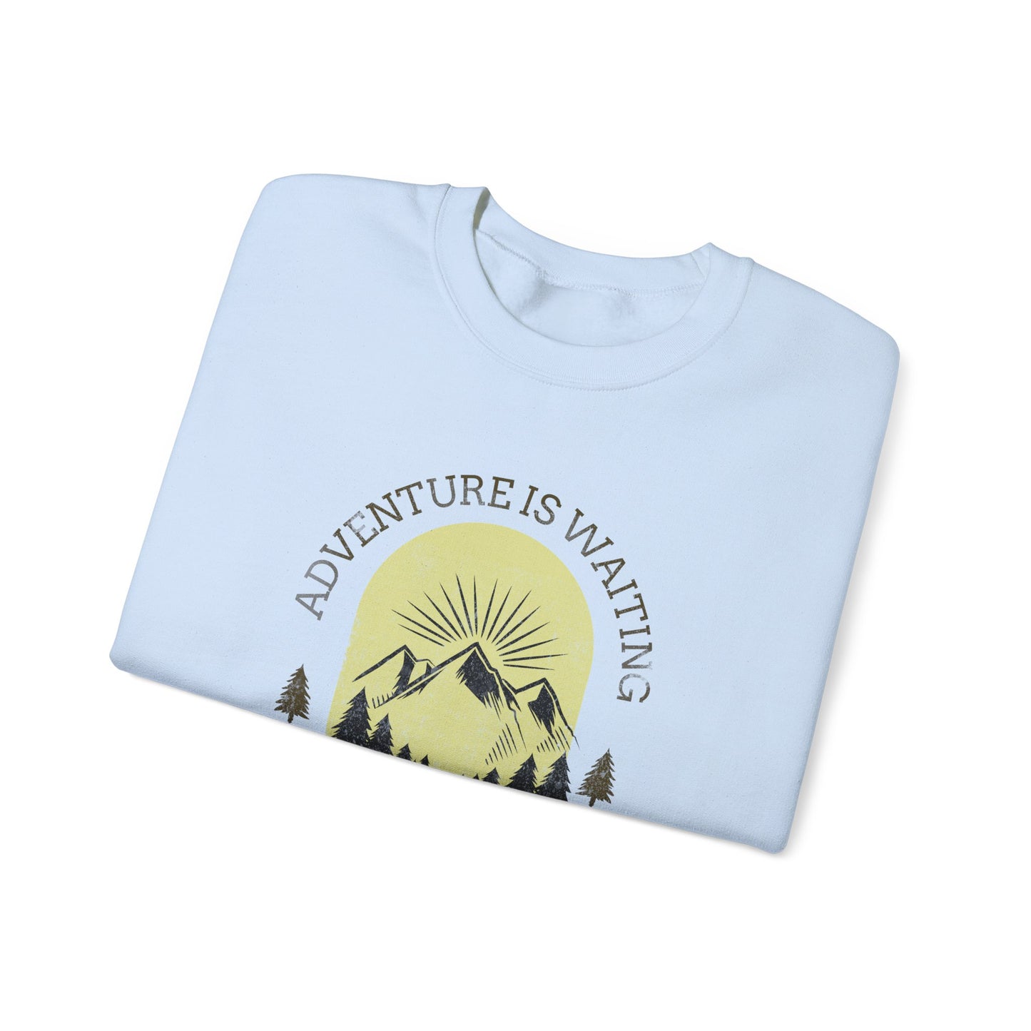 Adventure Awaits Alaska Sweatshirt - Unisex Heavy Blend™ Crewneck