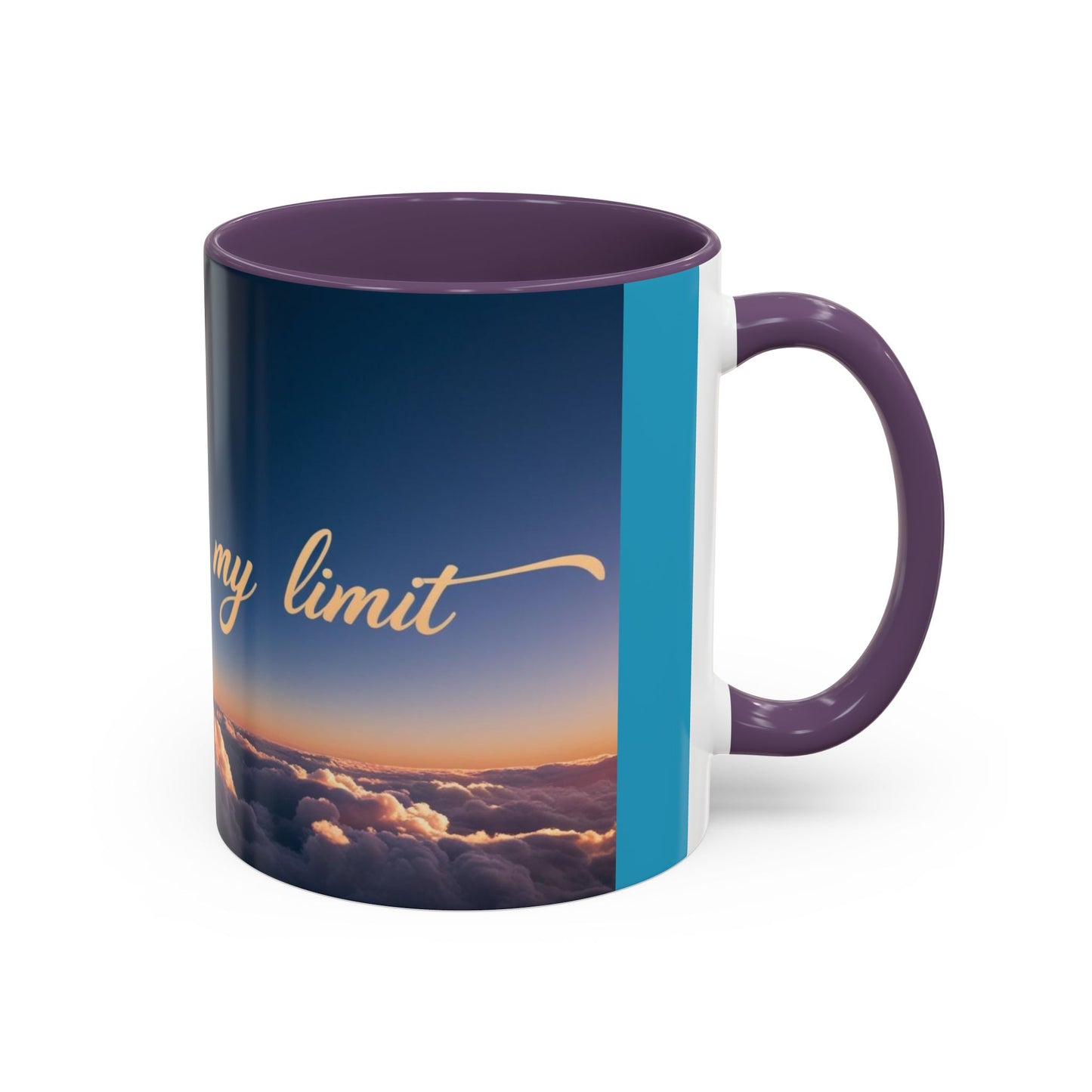 "The Sky is My Limit" Inspirational Accent Coffee Mug |  | 11 & 15oz