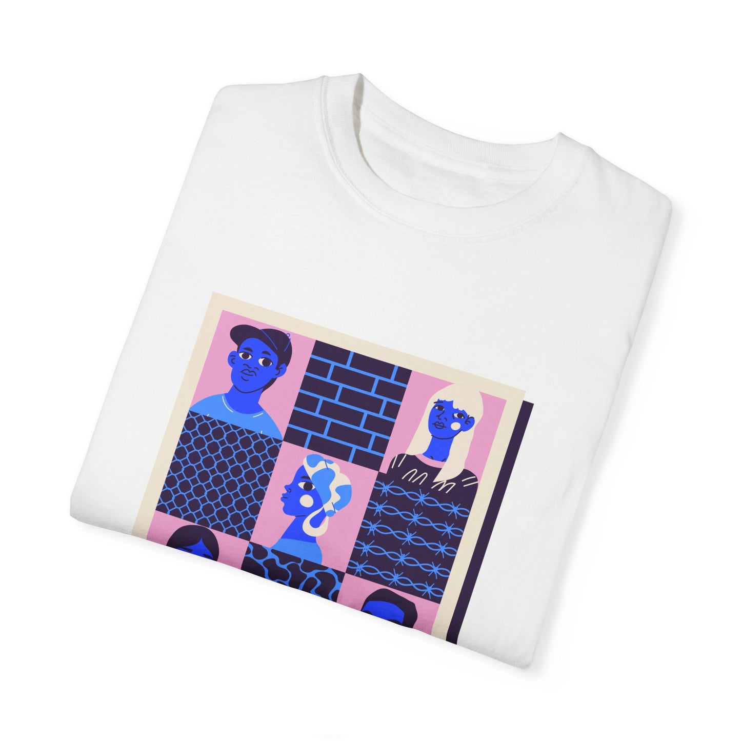 Immigration is not a Crime Unisex Garment-Dyed T-shirt