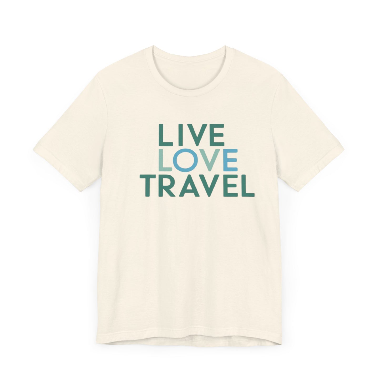 Live Love Travel Unisex Jersey Tee | Perfect for Adventure Lovers