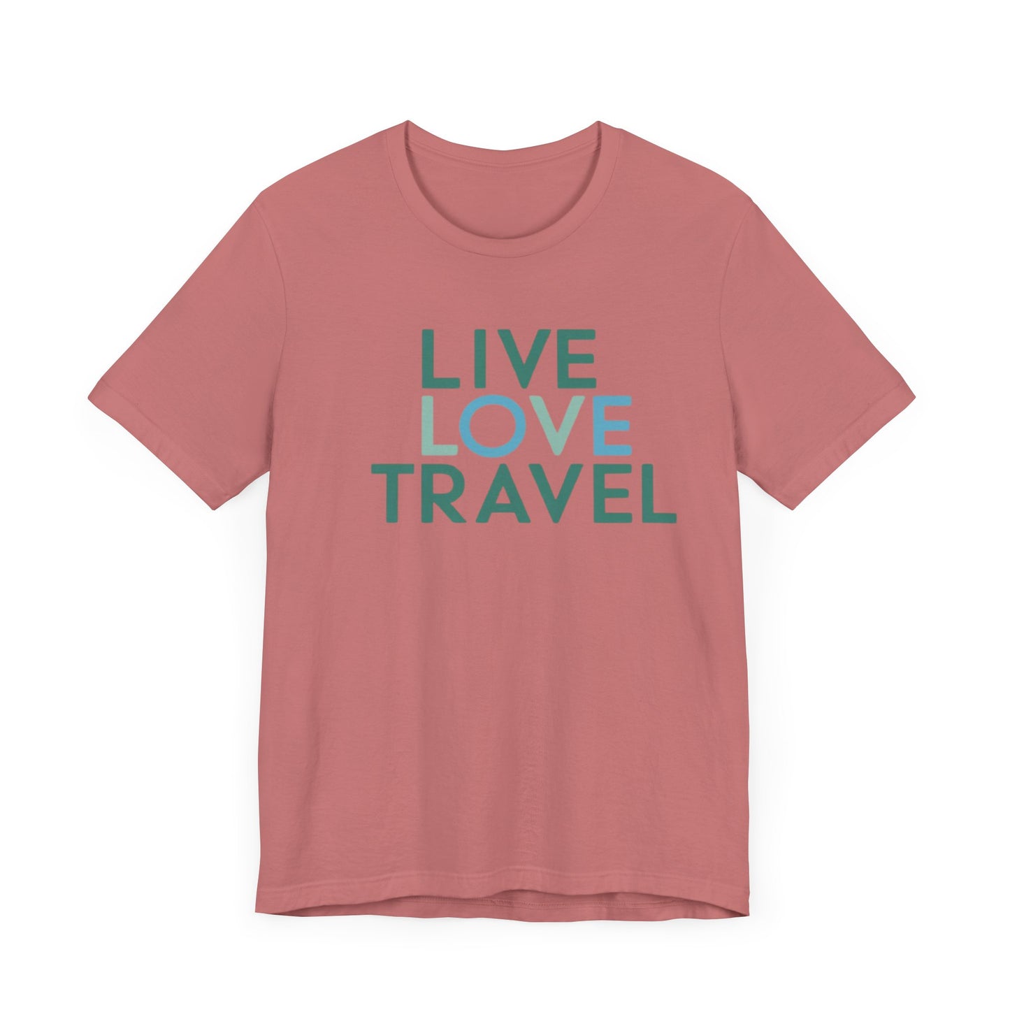 Live Love Travel Unisex Jersey Tee | Perfect for Adventure Lovers