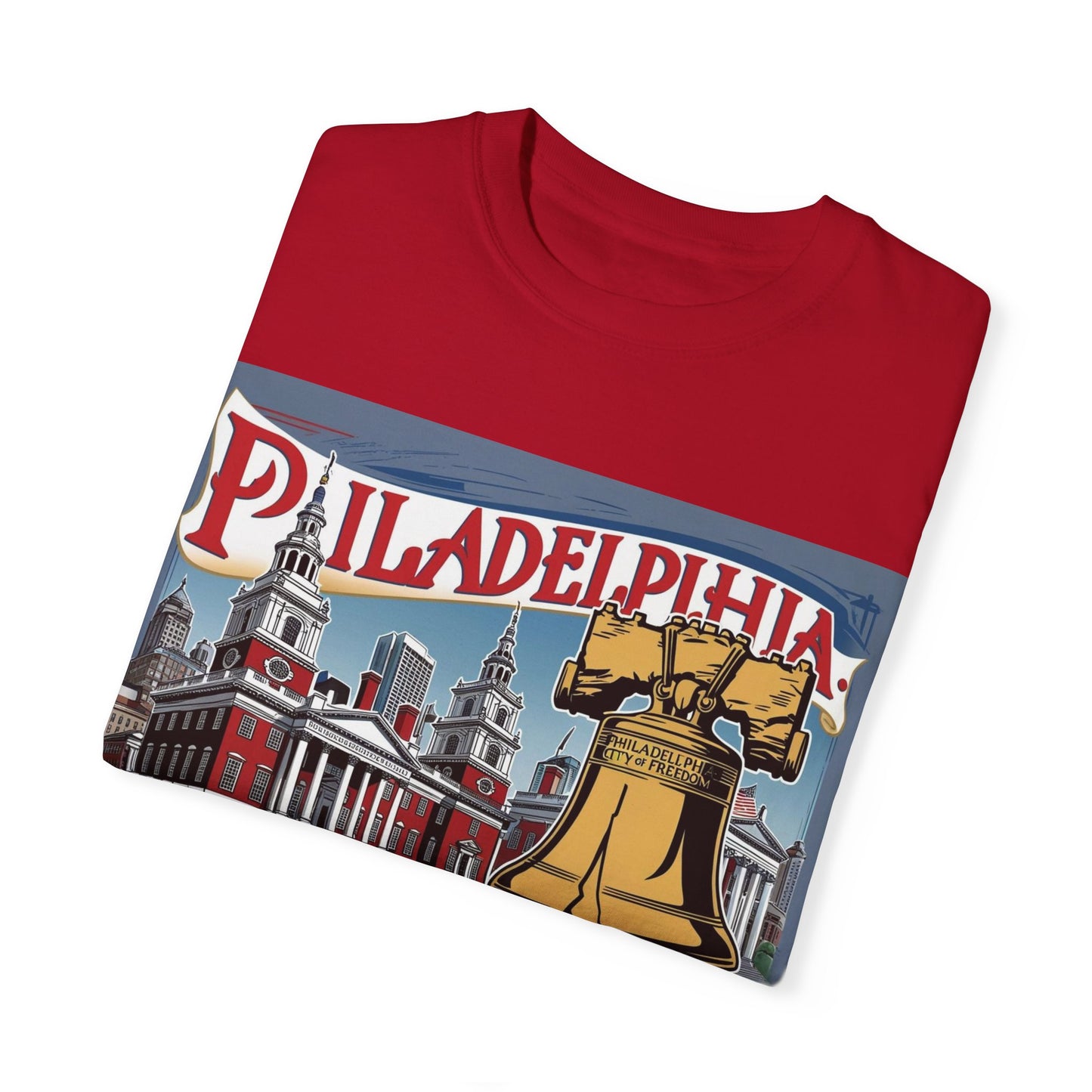 Philadelphia City of Freedom Unisex Garment-Dyed T-Shirt