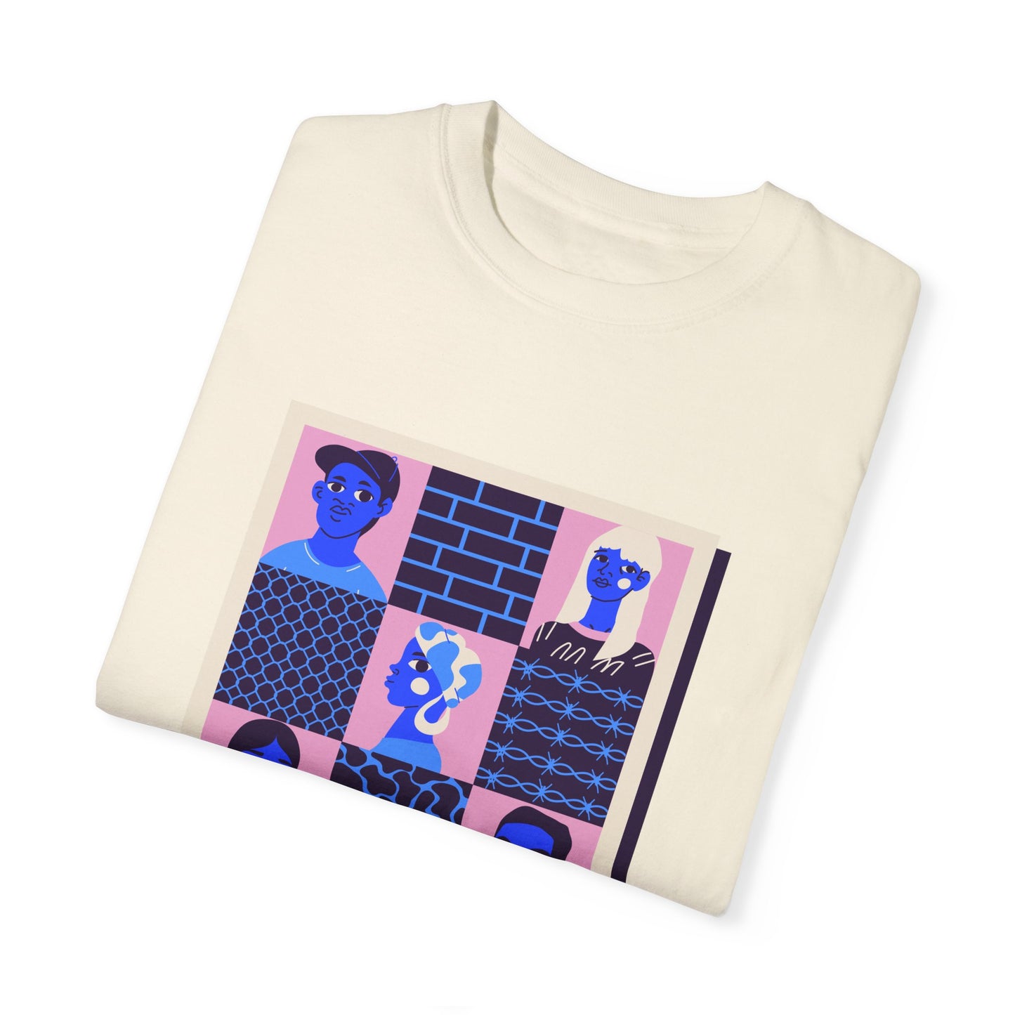 Immigration is not a Crime Unisex Garment-Dyed T-shirt