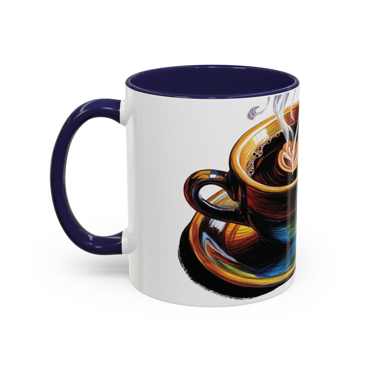 First Coffee, Then Everything Else Accent Mug – Stylish 11/15oz Coffee Cup for Coffee Lovers