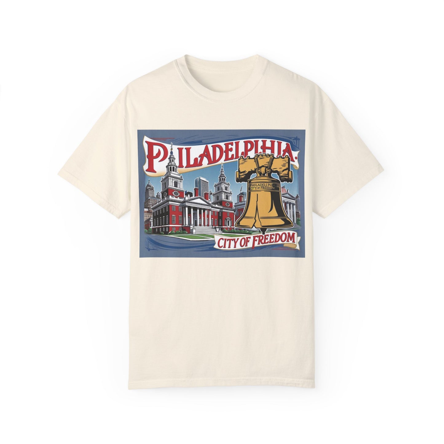 Philadelphia City of Freedom Unisex Garment-Dyed T-Shirt