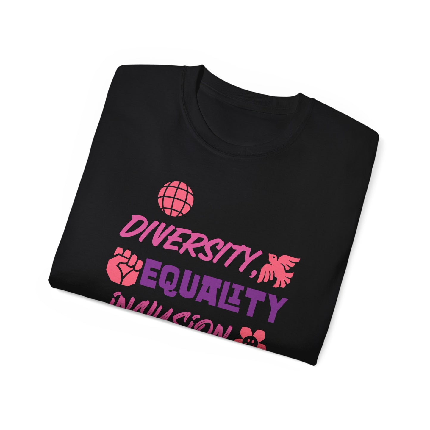 Diversity, Equality, Inclusion, Love Unisex Ultra Cotton Tee