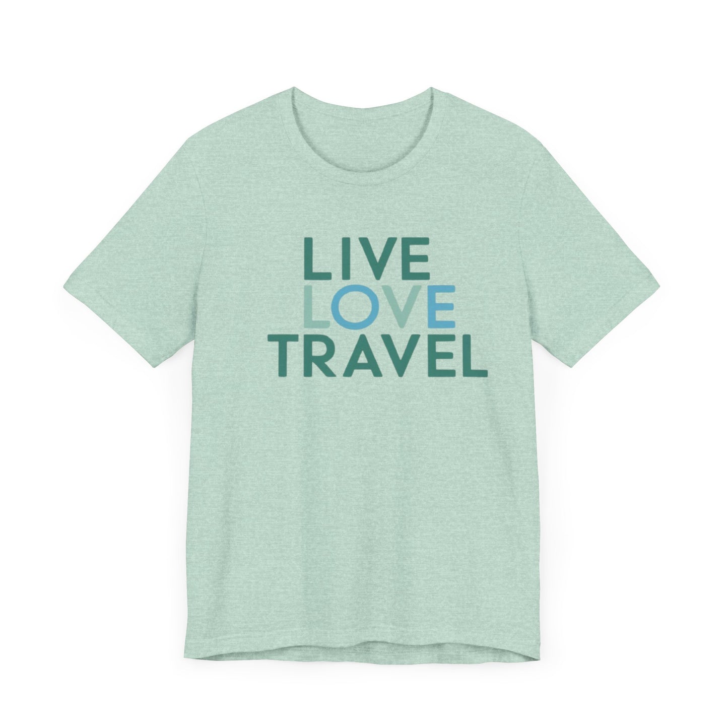 Live Love Travel Unisex Jersey Tee | Perfect for Adventure Lovers