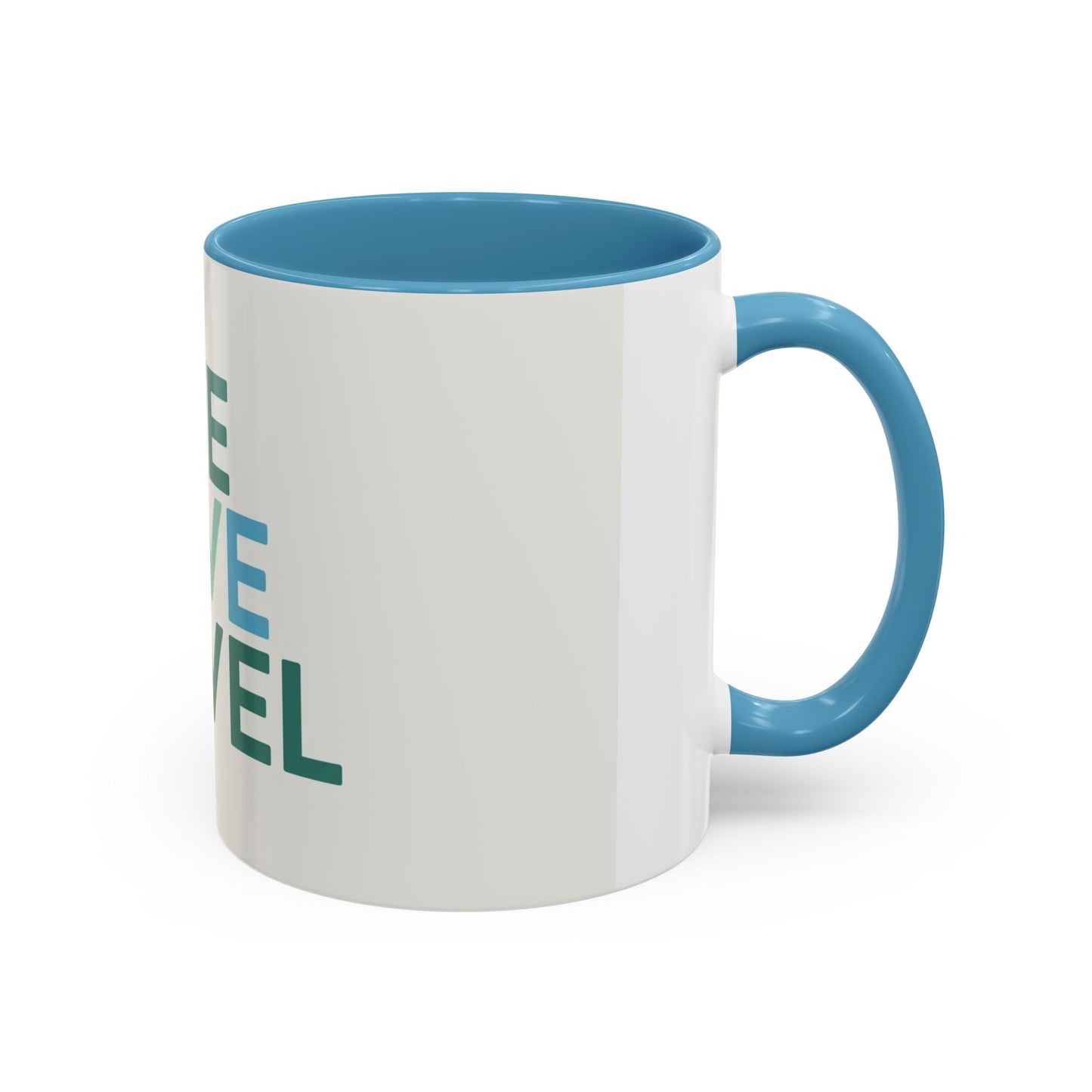 Inspirational Travel Coffee Mug - Live Love Travel Design