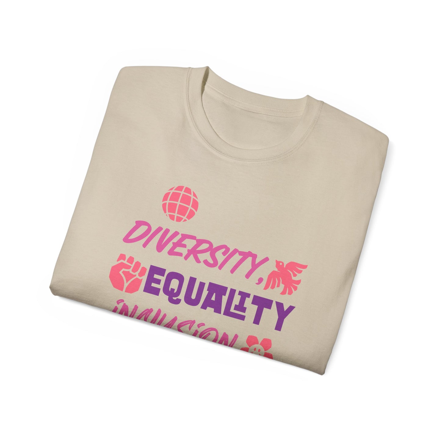 Diversity, Equality, Inclusion, Love Unisex Ultra Cotton Tee