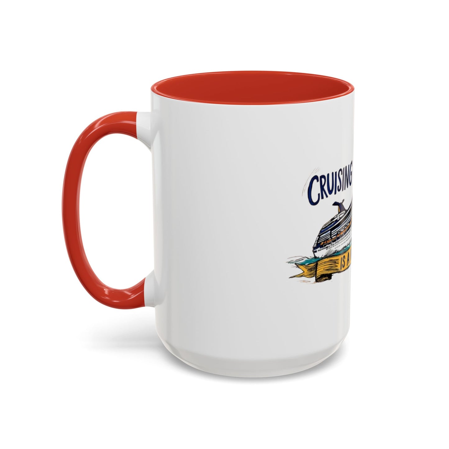 Cruising Lifestyle Accent Coffee Mug - Enjoy Your Journey with Style