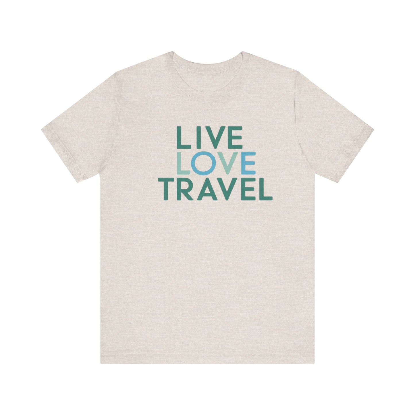 Live Love Travel Unisex Jersey Tee | Perfect for Adventure Lovers