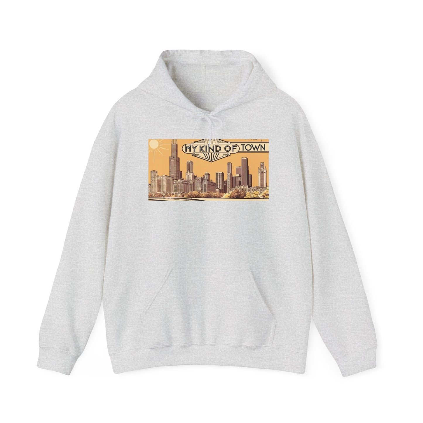 My Kind of Town Unisex Hooded Sweatshirt - Cozy Urban Style for City Lovers