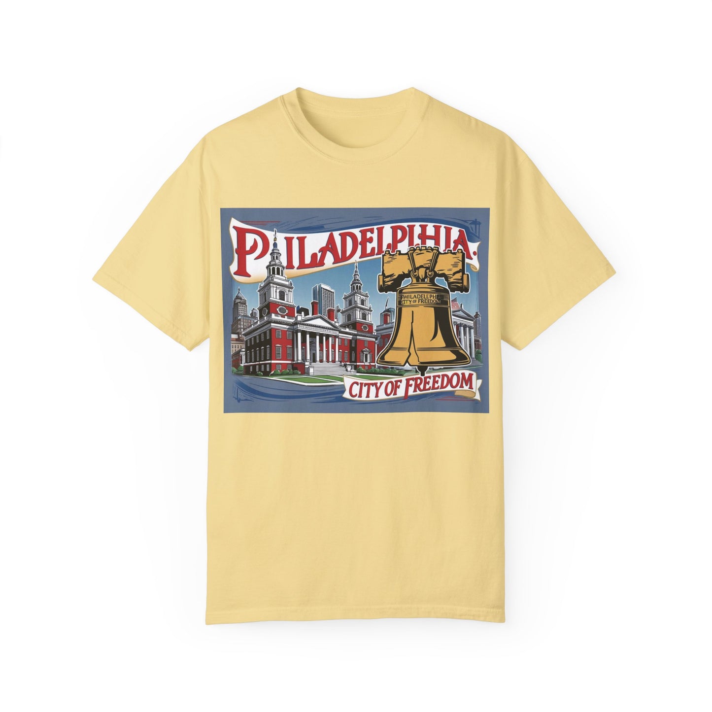 Philadelphia City of Freedom Unisex Garment-Dyed T-Shirt