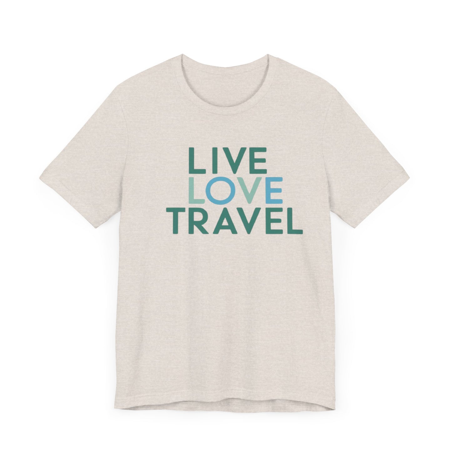 Live Love Travel Unisex Jersey Tee | Perfect for Adventure Lovers