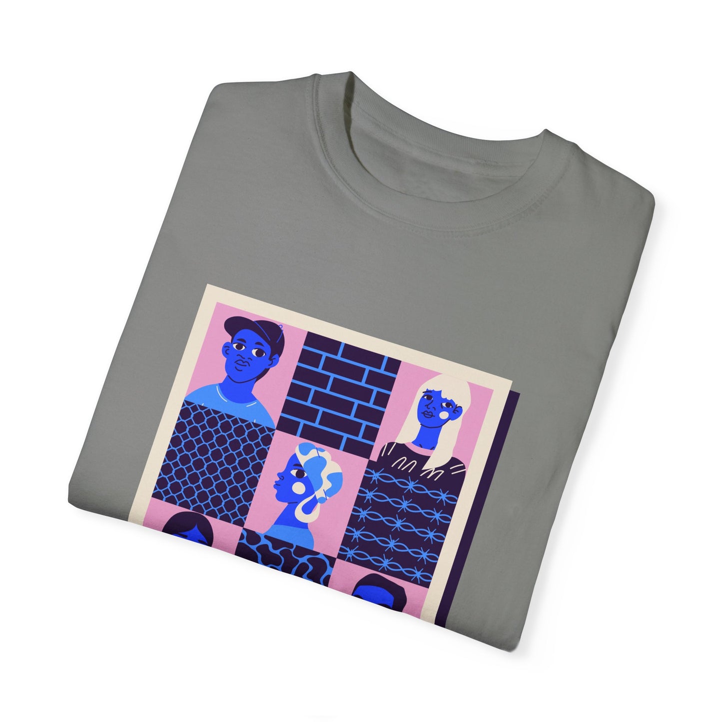 Immigration is not a Crime Unisex Garment-Dyed T-shirt