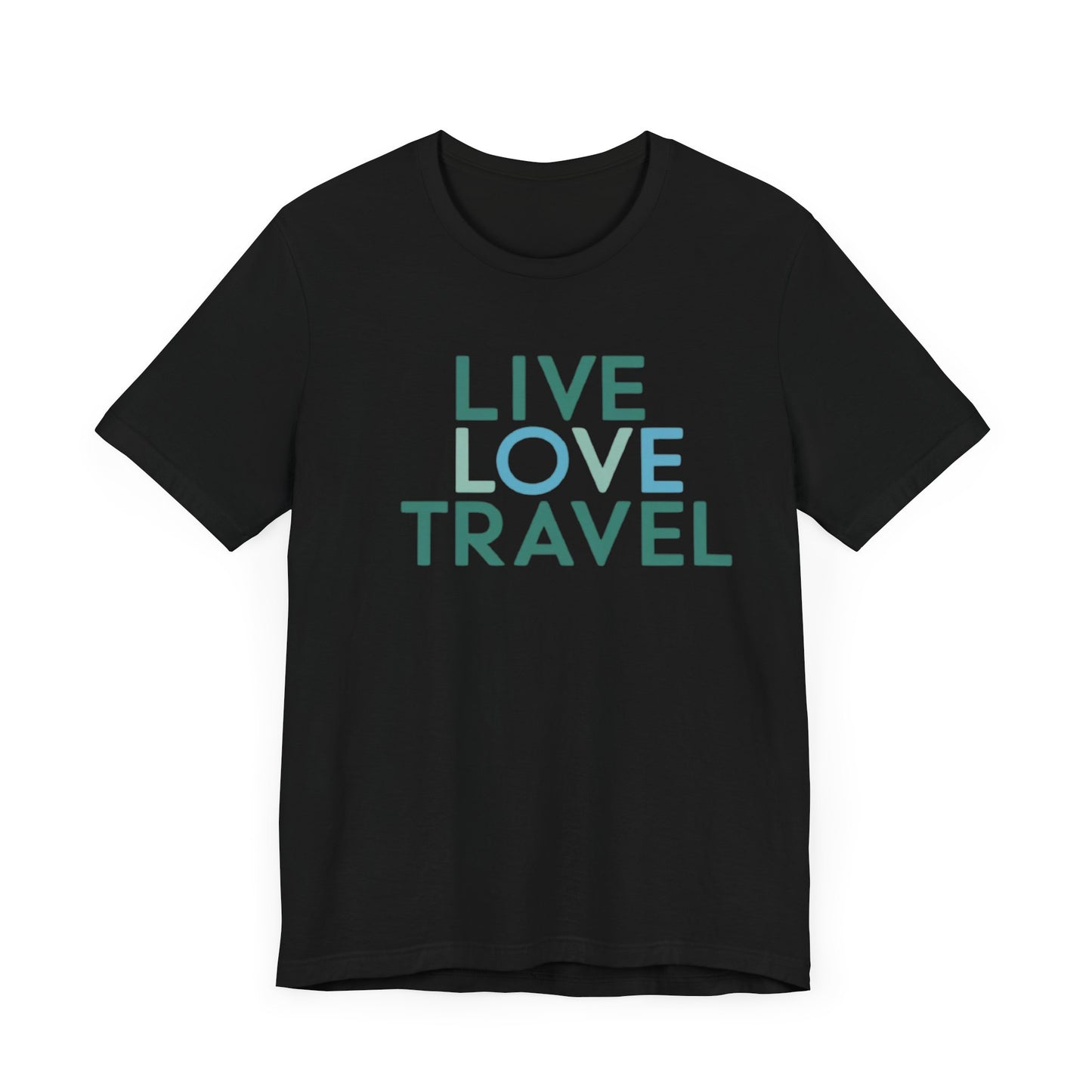 Live Love Travel Unisex Jersey Tee | Perfect for Adventure Lovers