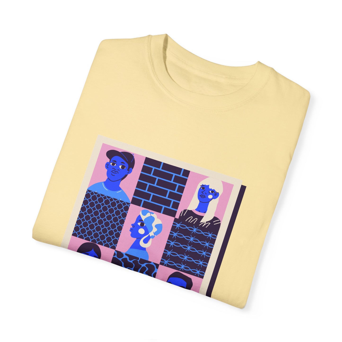 Immigration is not a Crime Unisex Garment-Dyed T-shirt