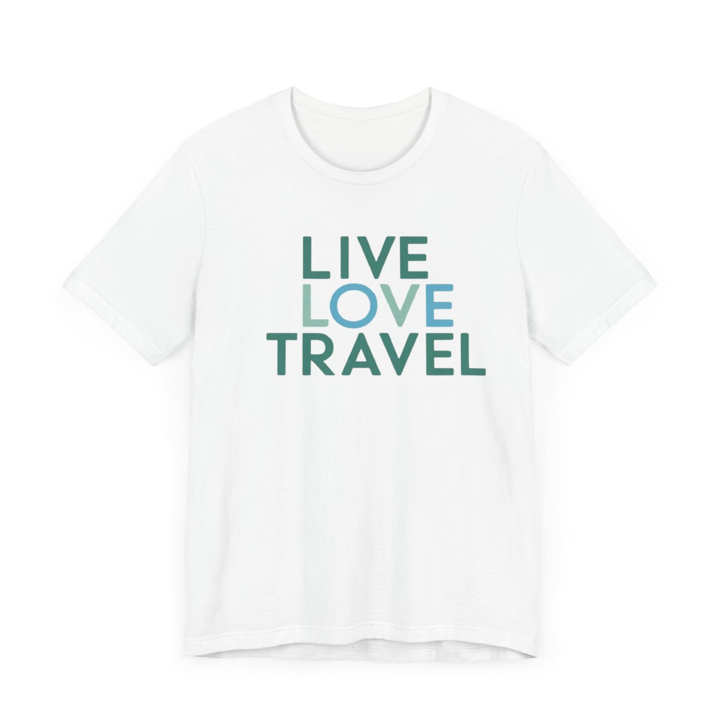 Live Love Travel Unisex Jersey Tee | Perfect for Adventure Lovers
