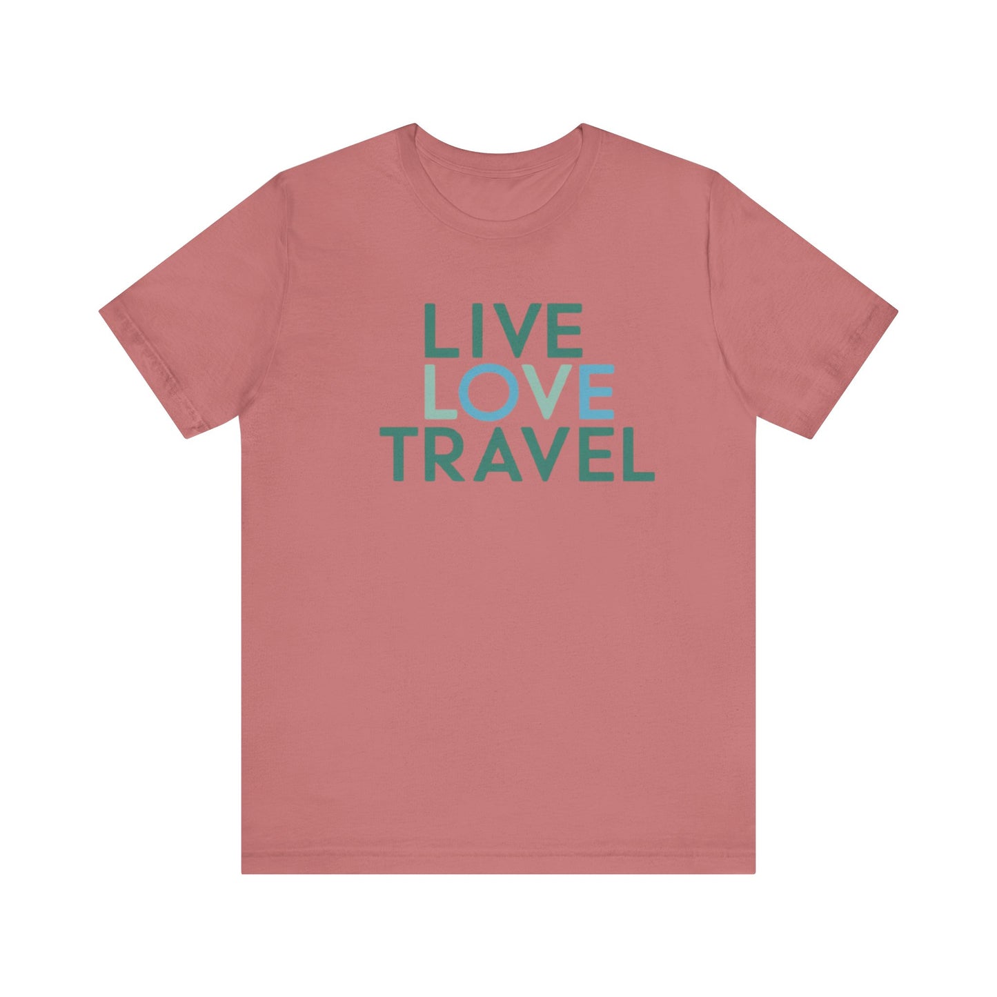 Live Love Travel Unisex Jersey Tee | Perfect for Adventure Lovers