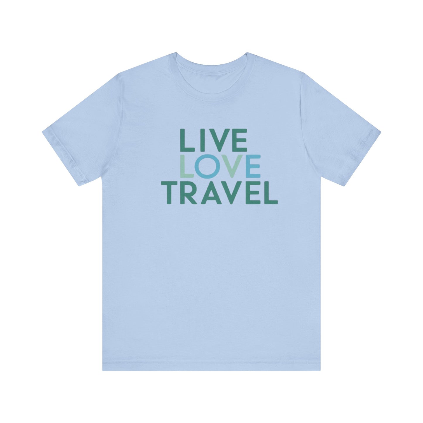 Live Love Travel Unisex Jersey Tee | Perfect for Adventure Lovers