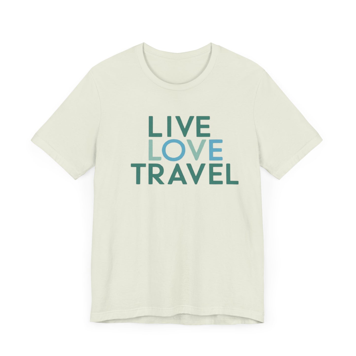 Live Love Travel Unisex Jersey Tee | Perfect for Adventure Lovers