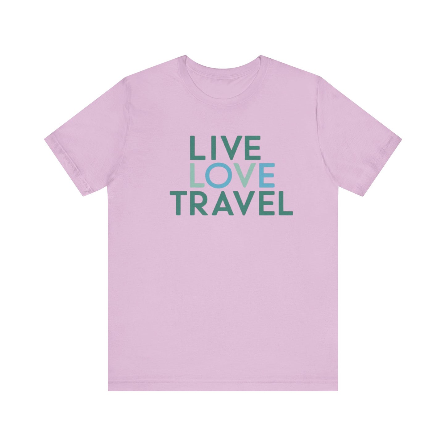 Live Love Travel Unisex Jersey Tee | Perfect for Adventure Lovers